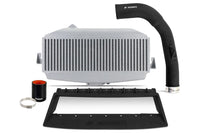 Mishimoto Performance Top Mount Intercooler Kit for 2022+ WRX (MMTMIC-WRX-22KSLBK) silver intercooler and black charge pipe