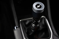 Mishimoto Weighted Shift Knob for 2022+ Subaru WRX (MMSK-WRX-22GMBK) gunmetal finish with black core installed on VB WRX