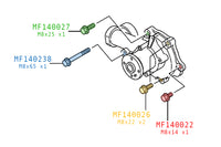 Mitsubishi OEM Water Pump Bolts for 2G DSM