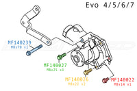 Mitsubishi OEM Water Pump Bolts for Evo 4/5/6/7
