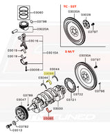 Evo X Crankshaft Bearing Diagram