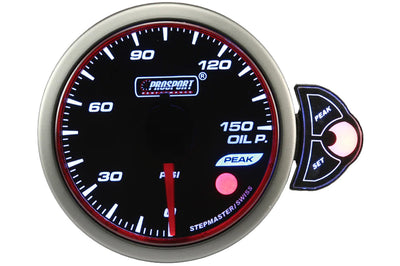 Prosport 52mm Halo Oil Pressure Gauge 0-150 PSI (216HLOP270-PK.PSI)