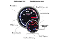 Prosport 52mm JDM Electrical Boost Gauge -30vac to 40 PSI (216JDMBO-R.PSI) features