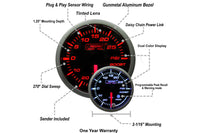 Prosport 52mm Premium Electrical Boost Gauge -30vac to 30 PSI (216SMBOSWL270-PK.PSI) peak and warn features