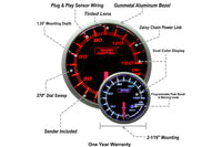 Prosport 52mm Premium Electrical Oil Pressure Gauge 0-150 PSI (216SMOPSWL270-PK.PSI) features