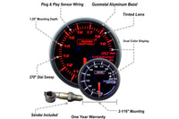 Prosport 52mm Premium Wideband Air Fuel Ratio kit (216SMWAAFR-WO-SF) features