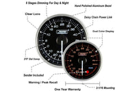 Prosport 52mm Supreme Series Electrical Boost Gauge -30vac to 40 PSI (216CLSDWABOU-R) features