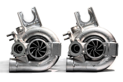 Pure Turbos PURE1200 Turbochargers for McLaren 765LT turbo upgrade for 4.0 L M840T twin-turbocharged V8 engine