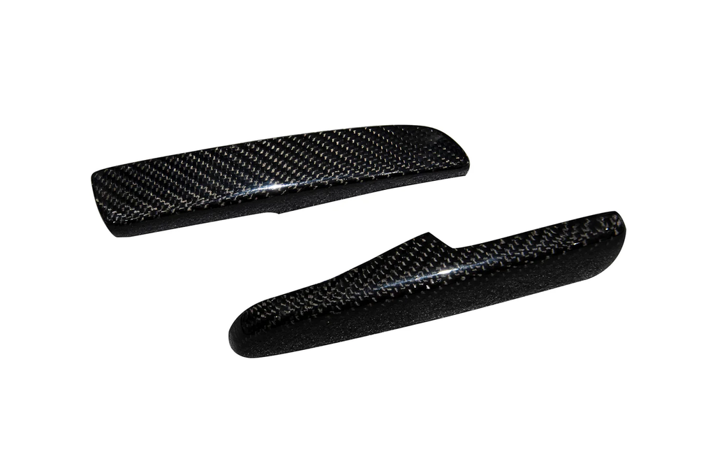 Rexpeed Carbon Fiber Rear Bumper Inserts for Evo X (R138)