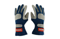 Racequip SFI 3.3/1 Blue / Gray Nomex Race Gloves