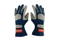 Racequip SFI 3.3/1 Blue / Gray Nomex Race Gloves