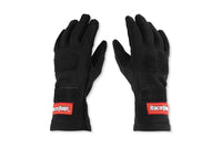 Racequip 355 Series SFI 3.3/5 Black Short Gauntlet Nomex Race Gloves