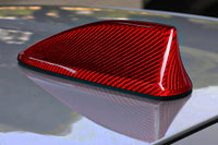 Rexpeed Carbon Fiber Antenna Cover for VB 2022+ Subaru WRX (G71R) Red carbon installed