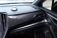 Rexpeed Dry Carbon Fiber 2 Piece Dash Cover for 2022+ Subaru WRX (G158) passenger side installed