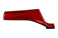 Rexpeed Dry Carbon Fiber Driver Side Dash Cover for VB 2022+ Subaru WRX (G158R) red carbon fiber
