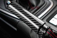 Rexpeed Carbon Fiber E-brake Handle for 2015-2021 WRX/STi (G52) installed