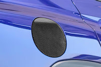 Rexpeed Carbon Fiber Fuel Cap Cover for VB 2022+ Subaru WRX (G153) black carbon gas cap installed