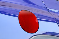 Rexpeed Carbon Fiber Fuel Cap Cover for VB 2022+ Subaru WRX (G153) red carbon gas cap installed
