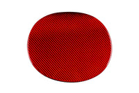 Rexpeed Carbon Fiber Fuel Cap Cover for 2015-2021 VA WRX and EJ25 STi (G21) red carbon fiber