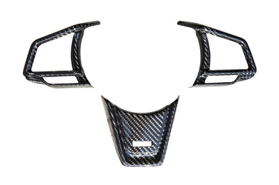Rexpeed Carbon Fiber Steering Wheel Cover for AT automatic transmission 2022+ Subaru WRX (G155A)