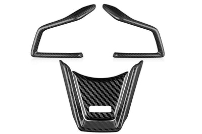 Rexpeed Carbon Fiber Steering Wheel Cover for 2022+ WRX (G160) black carbon