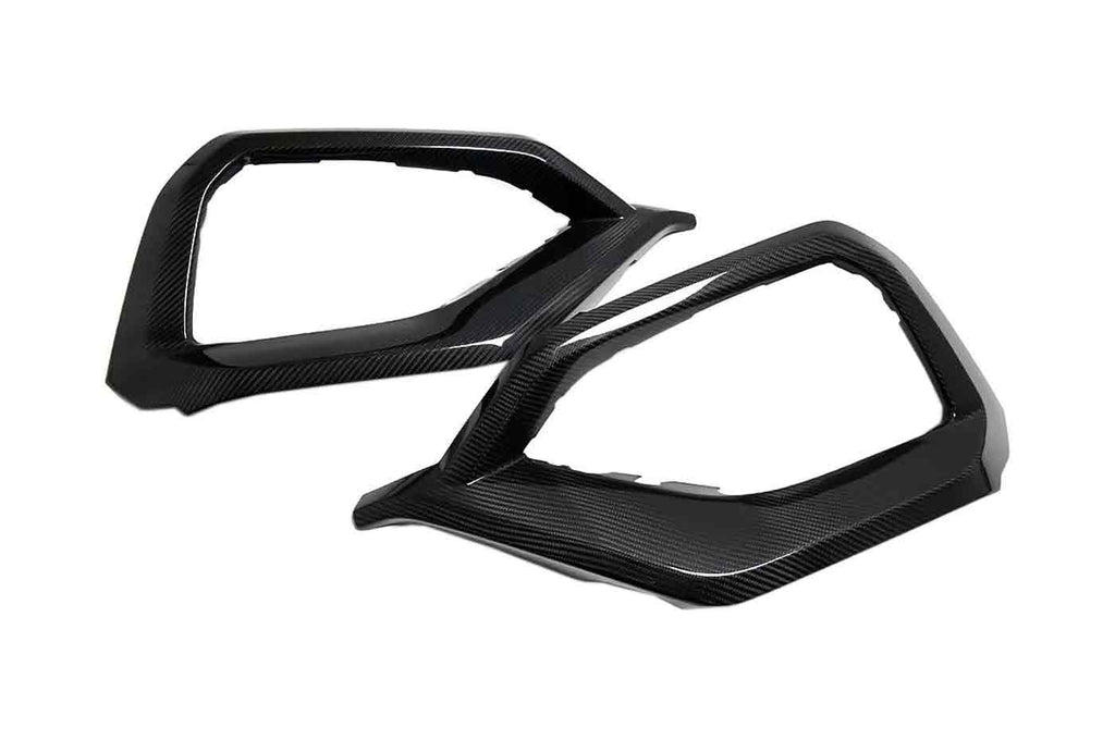 Rexpeed Dry Carbon Front Side Duct Covers VB 2022+ Subaru WRX (G91) carbon bumper duct pair