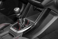 Rexpeed Dry Carbon Gear Shifter Side Panel Covers for MT 2022+ Subaru WRX (G159) Black carbon panel installed on manual transmission WRX