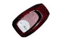 Rexpeed Dry Carbon Key Fob Cover for 2022+ WRX (G136) red colored carbon fiber