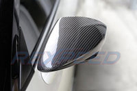 Rexpeed Nissan R35 GTR M-Style Carbon Mirror Covers (N36/N37) installed