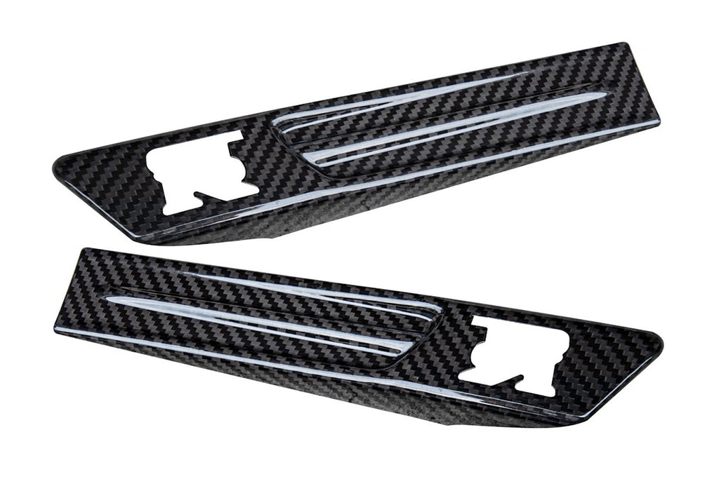 Rexpeed R35 GTR Carbon Fiber Fender Emblem Covers (N03/N04)