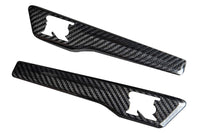 Rexpeed 2015+ R35 GTR Carbon Fiber Fender Emblem Covers (N46) gloss finish