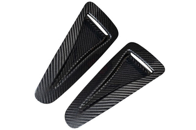 Rexpeed R35 GTR Carbon Fiber NACA Hood Ducts (N09) gloss finish