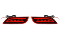 Rexpeed Rear Bumper Reflector Lights for VB 2022+ Subaru WRX (G154R) red lens with LED lights