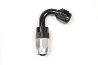 Russell Full Flow Hose End Black/Silver 120°