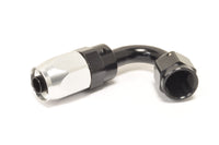 Russell Full Flow Hose End Black/Silver 120°