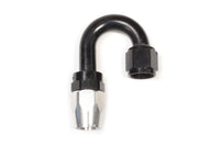 Russell Full Flow Hose End Black/Silver 180°