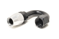 Russell Full Flow Hose End Black/Silver 180°