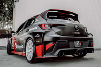 Seibon Carbon Fiber Rear Lip for 2023+ GR Corolla (RL23TYGRCOR-MB) installed