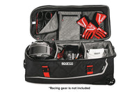 Sparco Tour Racing Travel Bag (Black/Red 016437MRRS)