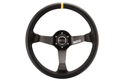 Sparco R 345 Suede Black Steering Wheel (015R345MSN)