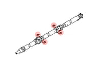 STM Driveshaft Carrier Bearing Support Bushings for DSM/3S/Evo