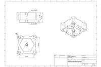 STM DSM Throttle Body Elbow Billet Welding Purge Block