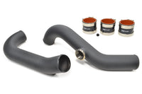 STM Evo 7/8/9 Stainless 3in Upper Intercooler Pipe Kit (Wrinkle Black)