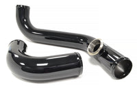 STM Evo X Stainless Lower Intercooler Pipe Kit (Gloss Black)
