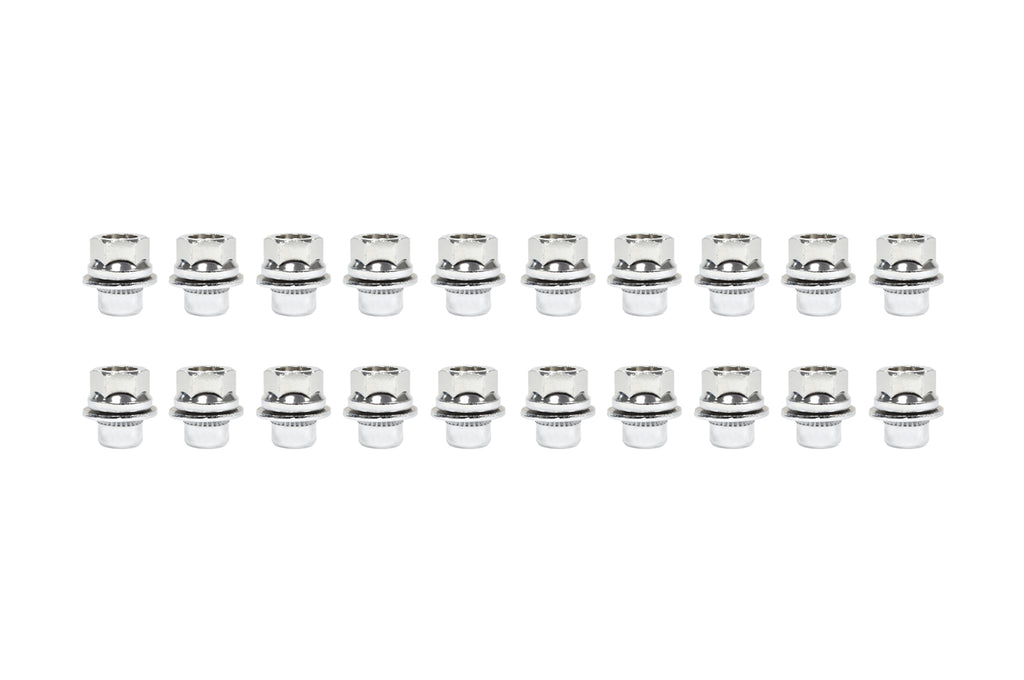 Opentype Lug Open-Ended Lug Nuts for OEM Wheels with Extended Studs (M12x1.5 - Silv
