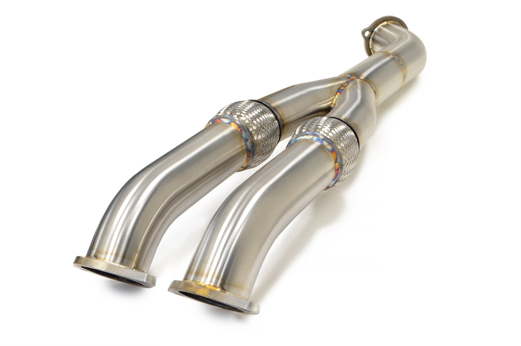 STM R35 GTR Stainless Steel Race Y Pipe