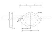 2.65-Inch Exhaust Flange Dimensions