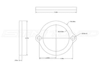 3.5-Inch 2-Bolt Exhaust Flange Dimensions