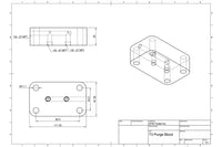 STM Billet Welding Purge Block for T3 Flange