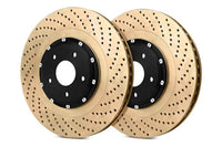 StopTech AeroRotor Slotted Front Rotors for F8X BMW M3/M4 (81.B38.9931) zinc slotted rotors